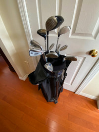 Men’s Right Handed Golf Clubs, Bag & Cart