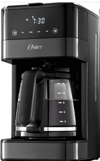 COFFEE MAKER: with LED display in colour black