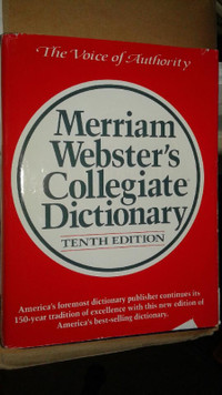 Merriam Webster's Collegiate Dictionary - Tenth Edition-scrabble