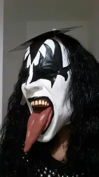 KISS Gene Simmons Demon Mask Halloween Vintage