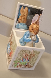 Vintage Peter Rabbit Music Box by Schmid