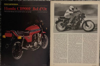1980 Honda CB900F Multipage Original Article 