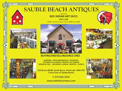 SAUBLE BEACH ANTIQUES & 21st CENTURY COLLECTIBLES, View more