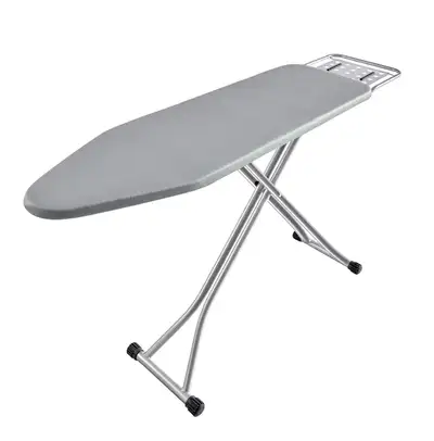 $40 - OBO Ironing Board with Sturdy Steel Frame, Heat Resistant Cover Iron Board with Steam Iron Res...