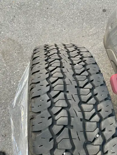 Used set of three All-Season Bridgestone Destination A/T2 Tires P245/65R17 , with 70% to 60% remaini...