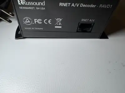 Russound RNET A/V Decoder RAVD1 w Power Adapter, View more