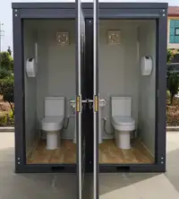 Portable Double Toilet