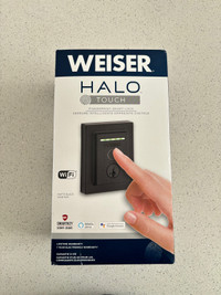 Weiser Halo Touch Matte Black WiFi Smart Door Lock