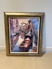 Framed picture of Venice