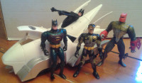Batman 1994 Kenner, lot de 4 figurines + Ice Hammer. DcComics