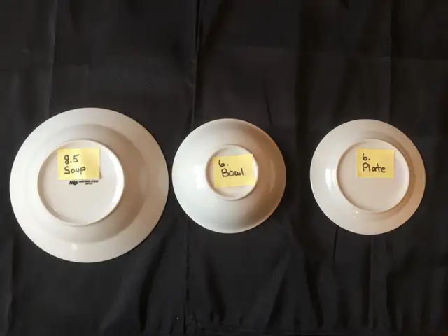 NES Pearl White Porcelain Plates, Bowls & Other Items in Kitchen & Dining Wares in Kitchener / Waterloo - Image 5