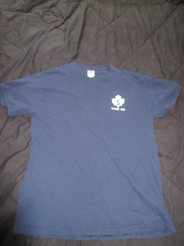 No 5 Bill Barilko t shirt blue Maple Leaf  bashin' bill   Large in Men's in Timmins - Image 2