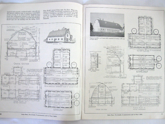 PLANS for CONCRETE FARM BUILDINGS ..PORTLAND CEMENT c.1944 dans Essais et biographies  à Ouest de l’Île - Image 3
