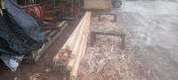 Wood flage poles peeled balsam 22 feet long $40 each