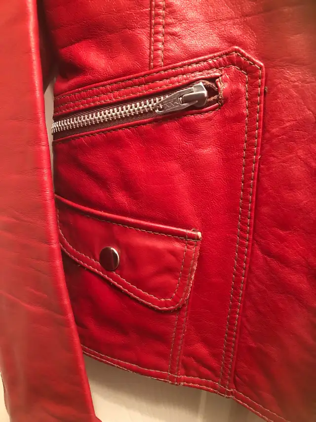 Vintage Women’s Cafe Racer Leather Motorcycle Jacket Bristol in Women's - Other in Oakville / Halton Region - Image 6