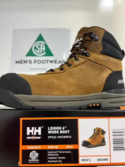 Helly Tech® waterproof, HellyGrip® outsole, and an alu, View more