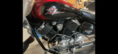 VStar 1100 runs great, let me know if there are any questions 37k on it, low mileage for the year 36...