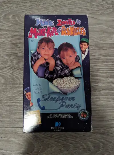 Mary-Kate & Ashley's Sleepover Party VHS Movie, View more