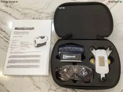 Mastercraft Hawkeye Laser Level And Wall-mounting Base KIT. $50., View more