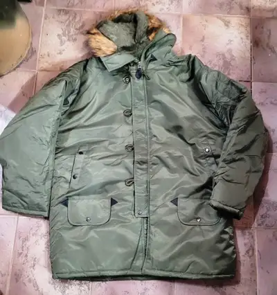 US Classic NB3 Winter Parka Large Green, View more