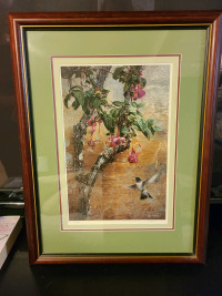 Terry Isaac hand signed Mission Wall framed print