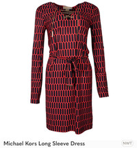 Michael Kors long sleeve dress NWT