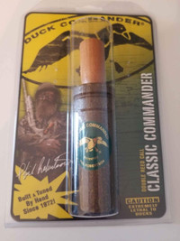 Vtg NEW in BOX Duck Commander Classic Double Reed Duck Caller