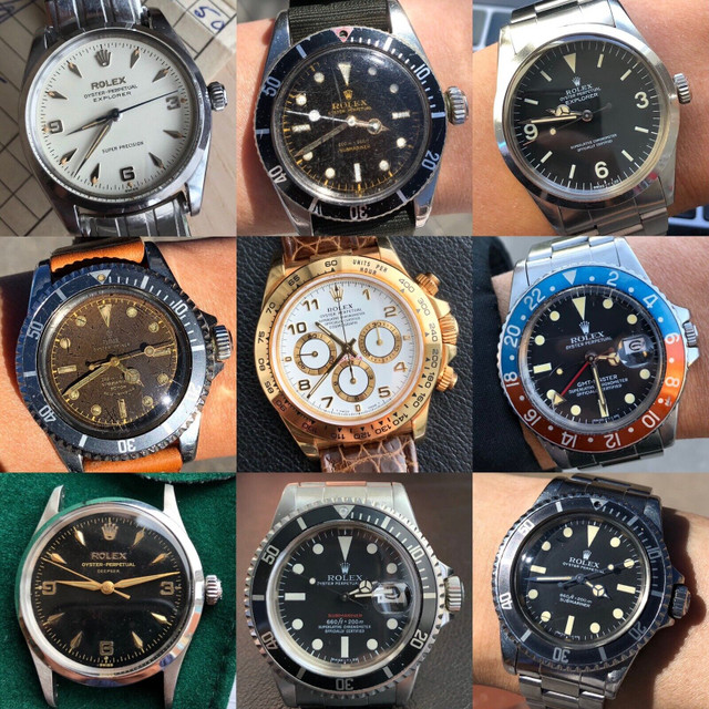 WATCH COLLECTOR PAYS $$ for VINTAGE ROLEX & TUDOR ALL CONDITION in Jewellery & Watches in City of Toronto