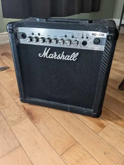 Marshall MG15CFX 15 Watt 1x8 Solid State Guitar Combo Amplifier Pre-owned