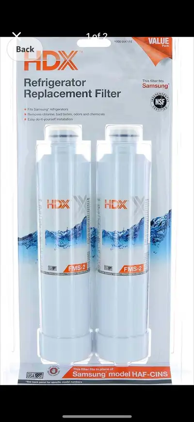 Keep your Samsung refrigerator running smoothly with this new HDX FMS-2 refrigerator replacement fil...