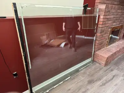 $100 or best offer! 2 large panes of tempered glass taken out of a music studio control room window....
