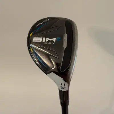 Club: TaylorMade SIM2 Max 4 Hybrid (22 Degree) right handed Shaft: Fujikura Ventus 6R Regular Flex G...