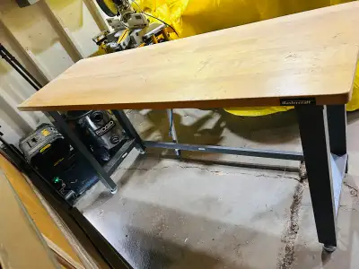 Mastercraft Wood top workbench, View more