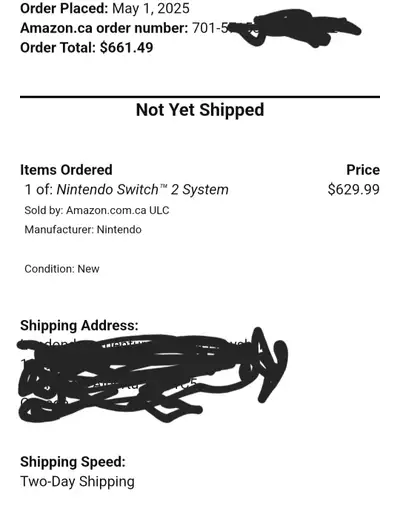 Looking to sell my pre-order of my Nintendo switch 2 mario bundle and one standalone. I'll be honest...