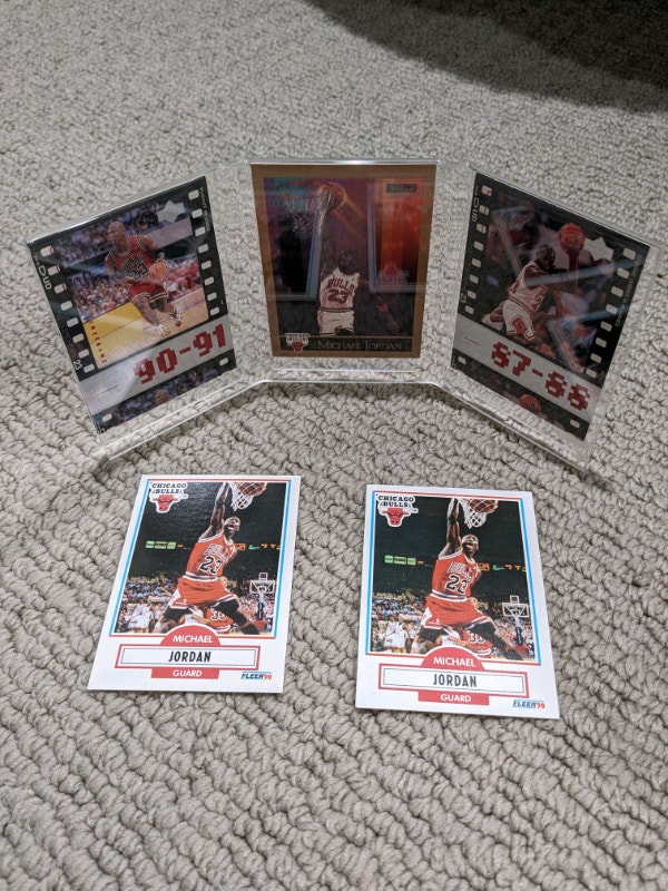 Vintage NBA Basketball Cards! Lots of Michael Jordan Cards! Arts