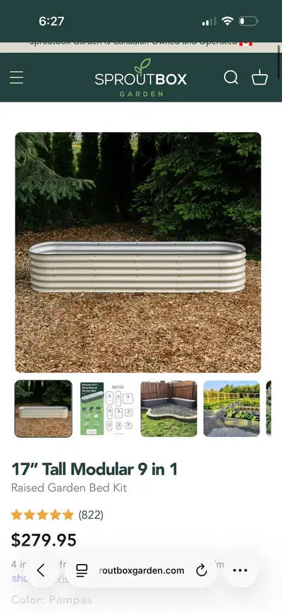 Sproutbox Raised Garden Bed , View more