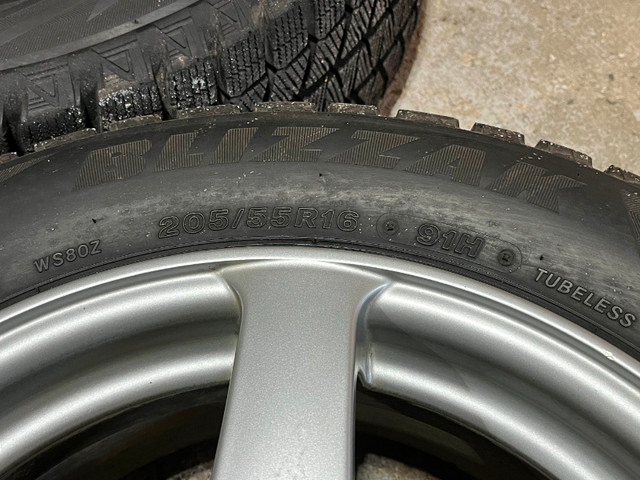 205/55 & 225/50 R16 5x114.3 Winter Tires on Alloy Rims in Tires & Rims in Ottawa - Image 2