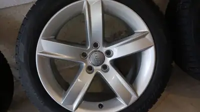 Pirelli winter tires on 17” Audi rims Bolt pattern is 5 x 112 Excellent condition 225/50 R17