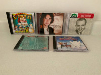5 CHRISTMAS CD’s - Nice Assortment Holiday Music - Bing Crosby