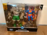 McFarlane DC Multiverse Gold Label Superman vs Doomsday 2 Pack