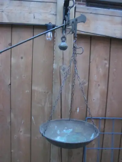 Vintage Brass Scale, View more