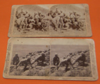 Underwood & Underwood Stereo View Cards - South Africa- NY @ War