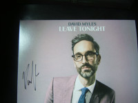 Signed David Myles LP'S & CD'S