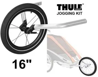 Transform your Thule Chariot 2 double stroller into a high-performance jogging stroller with this Th...