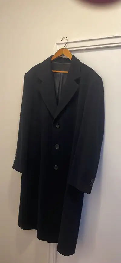 Navy blue, Taylor made, size medium slim. Paid $3000 new 15 years ago, hardly worn since. Asking $35...