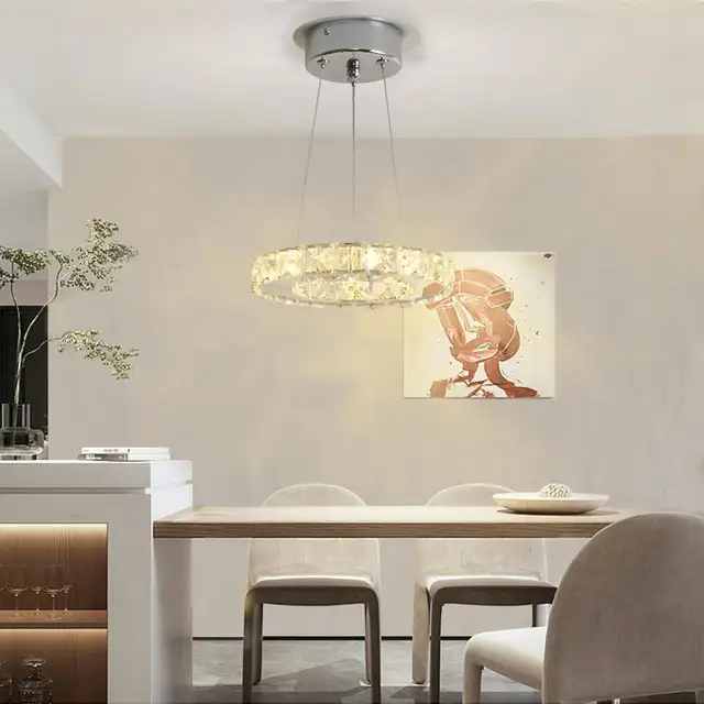 NEW IN BOX: LED Crystal Round Chandelier in Indoor Lighting & Fans in Markham / York Region - Image 4