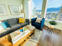 Fully Furnished 1-Bed Condo + Den w/ Stunning Mountain Views!