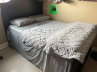 Double size bed frame + mattress 