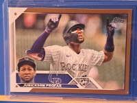 MLB Card- Jurickson Profar #US218 Gold Border Numbered #/2023