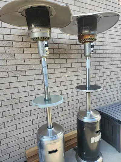 2  x7 foot  used  propane heaters, View more